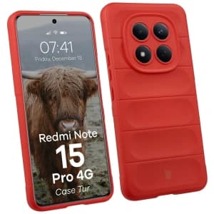 Bizon Case Tur Xiaomi Redmi Note 15 Pro 4G rot
