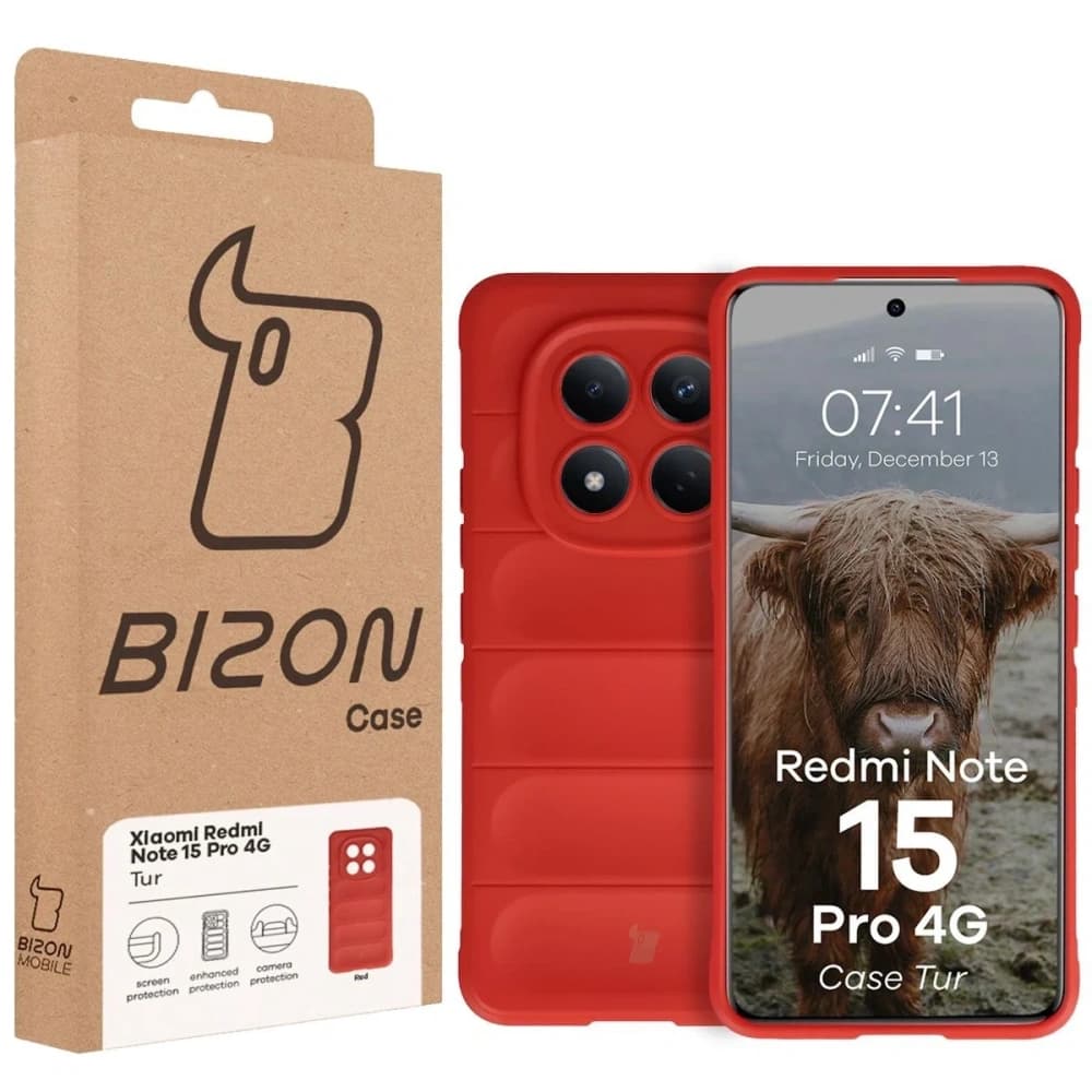 Bizon Case Tur Xiaomi Redmi Note 15 Pro 4G červená
 - 8