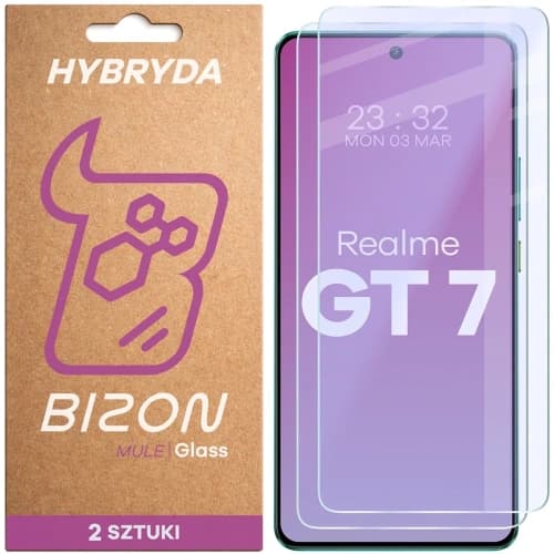 Bizon Glass Mule Duo Realme GT 7 [2 PACK]

