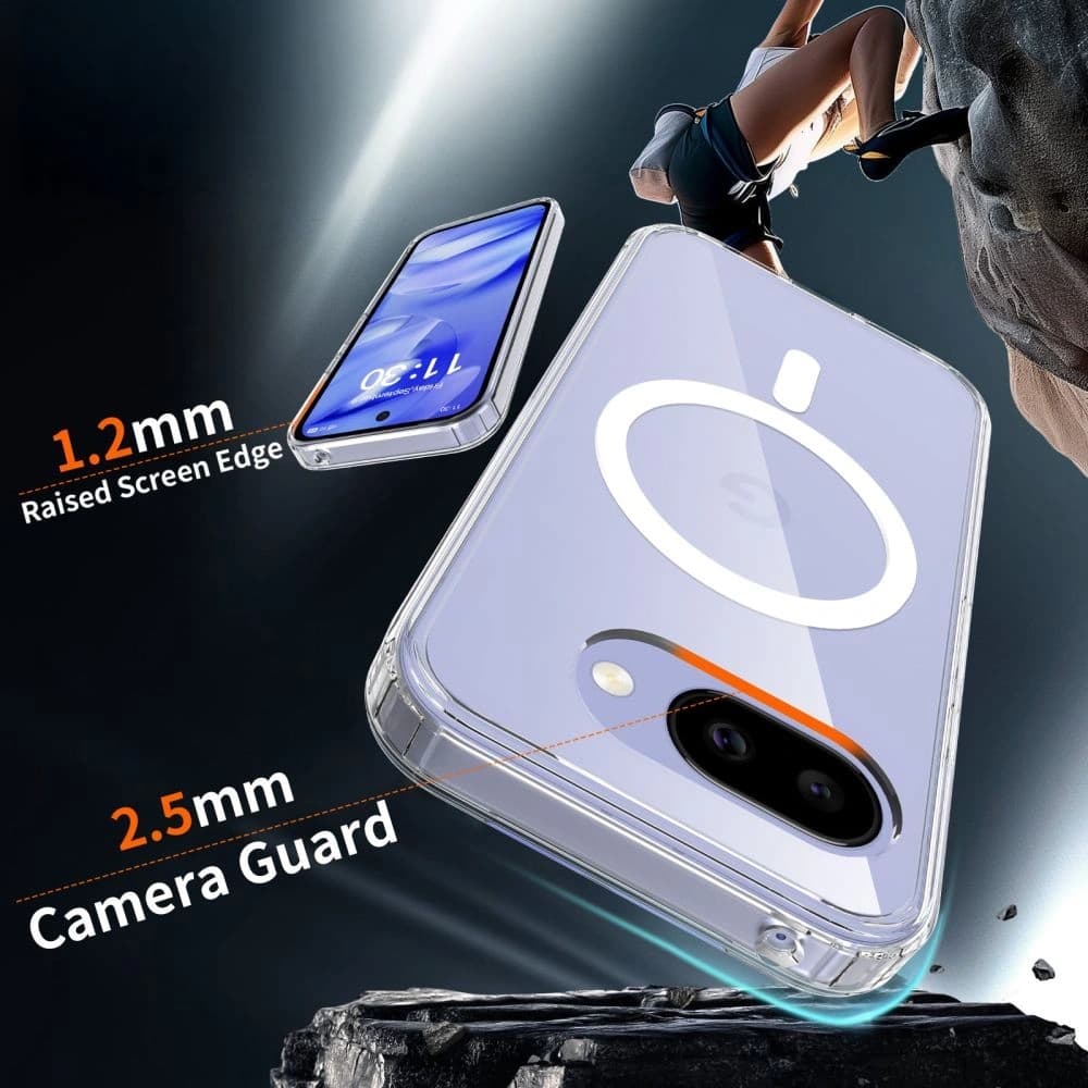 Tech-Protect Flexair Hybrid MagSafe Google Pixel 10a Átlátszó
 - 3