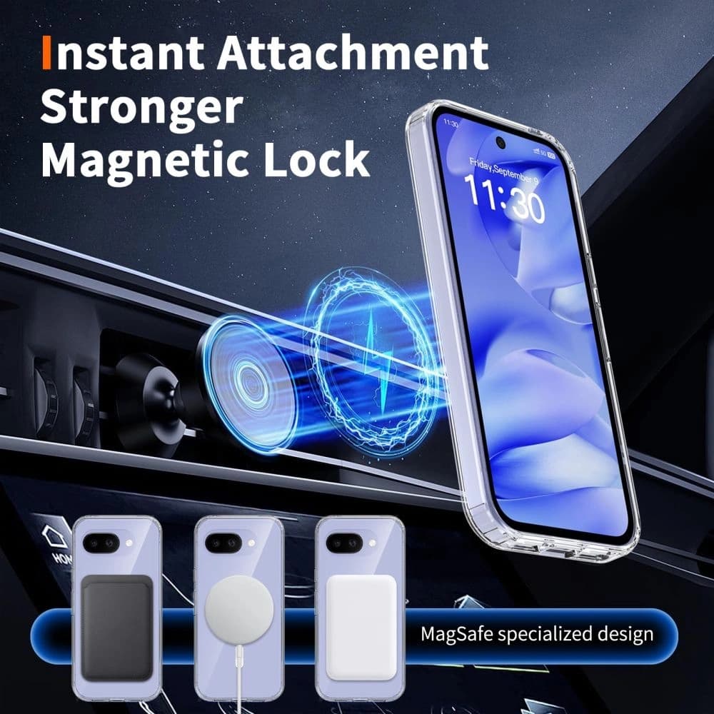 Tech-Protect Flexair Hybrid MagSafe Google Pixel 10a Átlátszó
 - 5