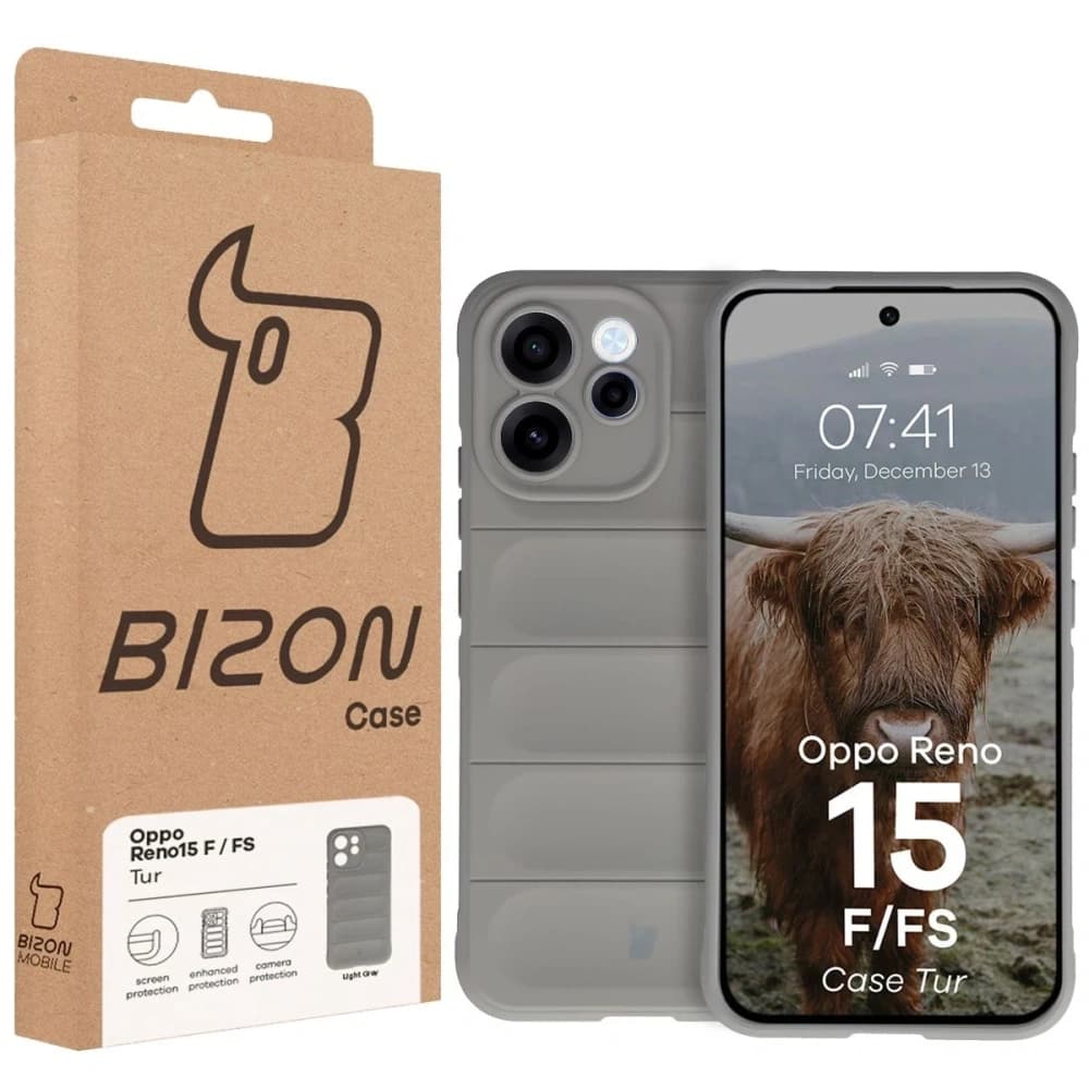 Bizon Case Tur Oppo Reno 15 F / FS hellgrau
 - 8