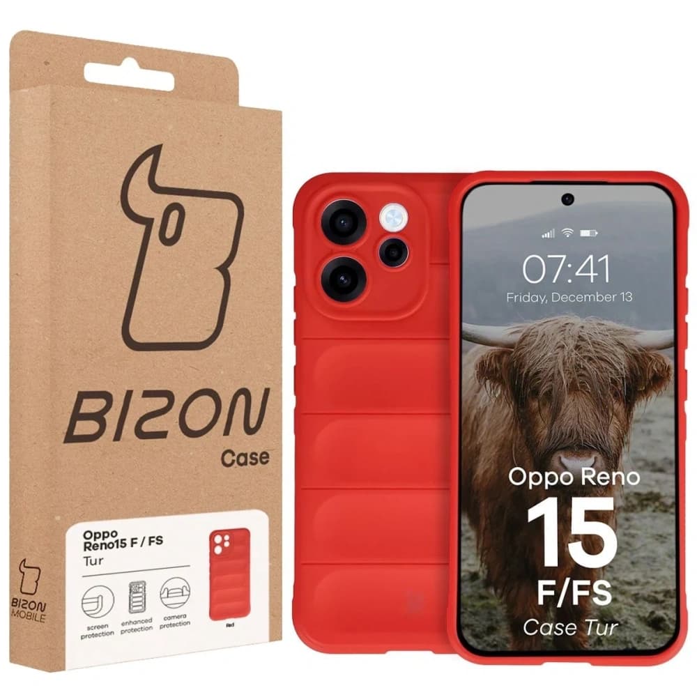 Bizon Case Tur Oppo Reno 15 F / FS rot
 - 8