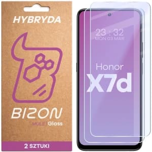 Bizon Glass Mule Duo Honor X7d [2 PACK]