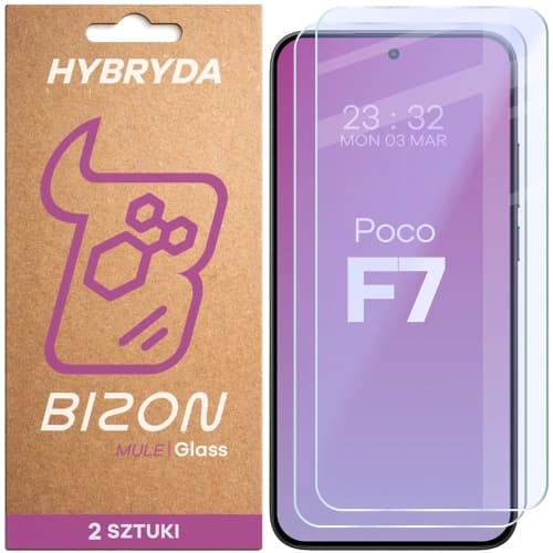 Bizon Glass Mule Duo Xiaomi POCO F7 [2 PACK]
