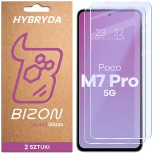 Bizon Glass Mule Duo Xiaomi Poco M7 Pro 5G [2 PACK]
