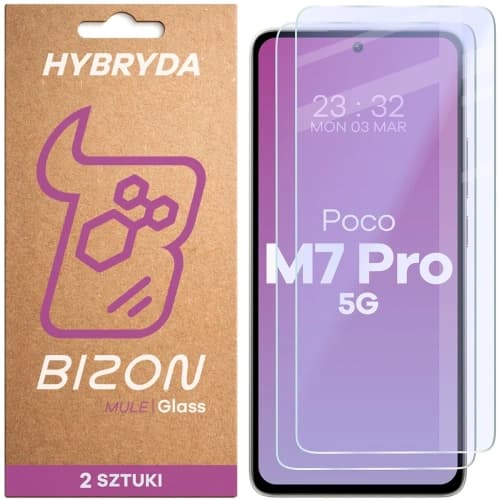 Bizon Glass Mule Duo Xiaomi Poco M7 Pro 5G [2 PACK]