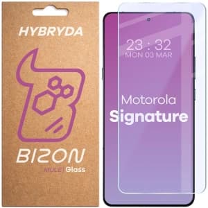 Elastyczne szkło hybrydowe Bizon Glass Mule do Motorola Signature