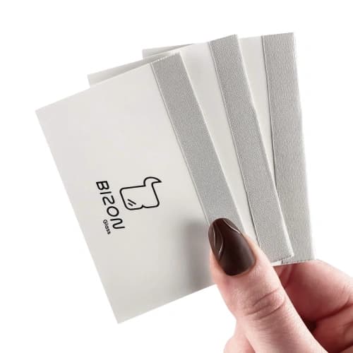 Bizon Accessories Squeegee Set for Film and Glass Installation White-Gray [3 PACK]