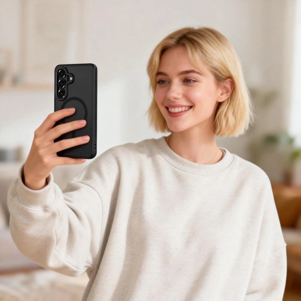 Tech-Protect MagCam MagSafe Samsung Galaxy S26+ Plus Matte Black - 9