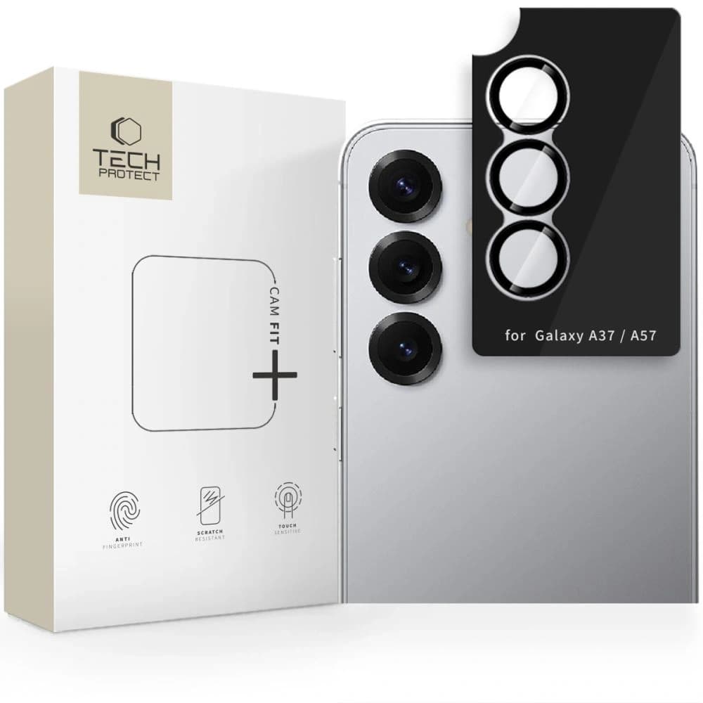 Tech-Protect Camring Fit+ Samsung Galaxy A37 / A57 5G Negru
 - 1