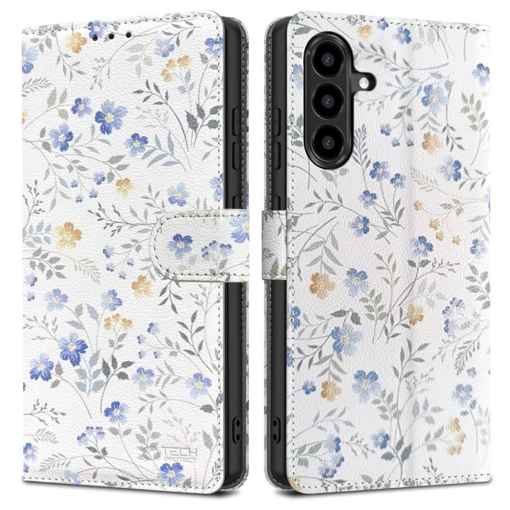 Tech-Protect Wallet Samsung Galaxy A57 5G Frühlingsblumen - 1