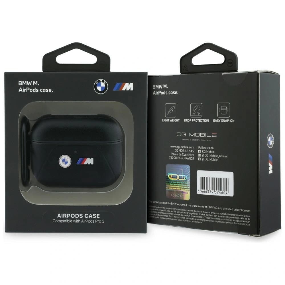 BMW Kurvenlinie Apple AirPods Pro 3 schwarz
 - 4