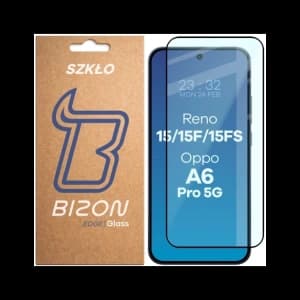 Bizon Glass Edge 2 Oppo Reno 15 / 15 F / 15 FS / A6 Pro 5G fekete keret