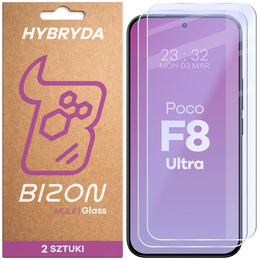 Bizon Glass Mule Duo Xiaomi POCO F8 Ultra [2 PACK]
 - 1