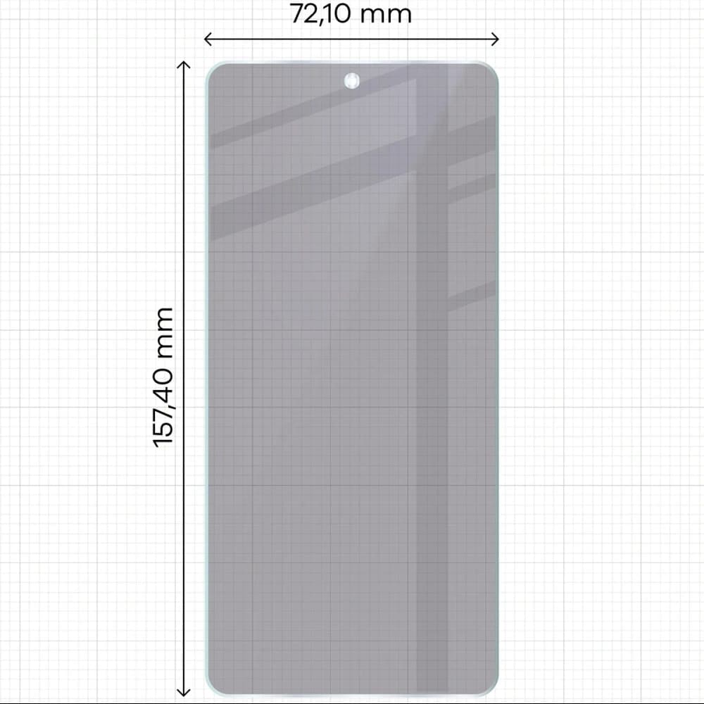 Prywatyzujące szkło hybrydowe Bizon Glass Mule Shadow do Motorola Signature matowe - 2