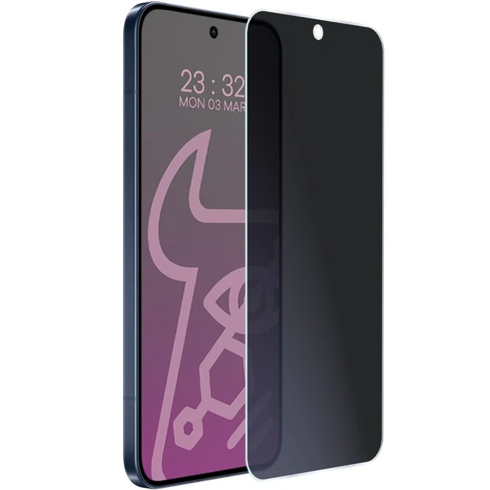 Prywatyzujące szkło hybrydowe Bizon Glass Mule Shadow do Oppo Reno 15 matowe - 5