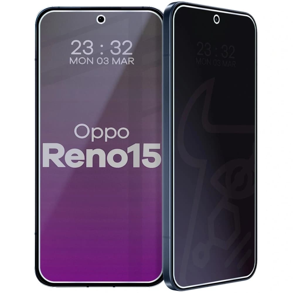 Prywatyzujące szkło hybrydowe Bizon Glass Mule Shadow do Oppo Reno 15 matowe - 6
