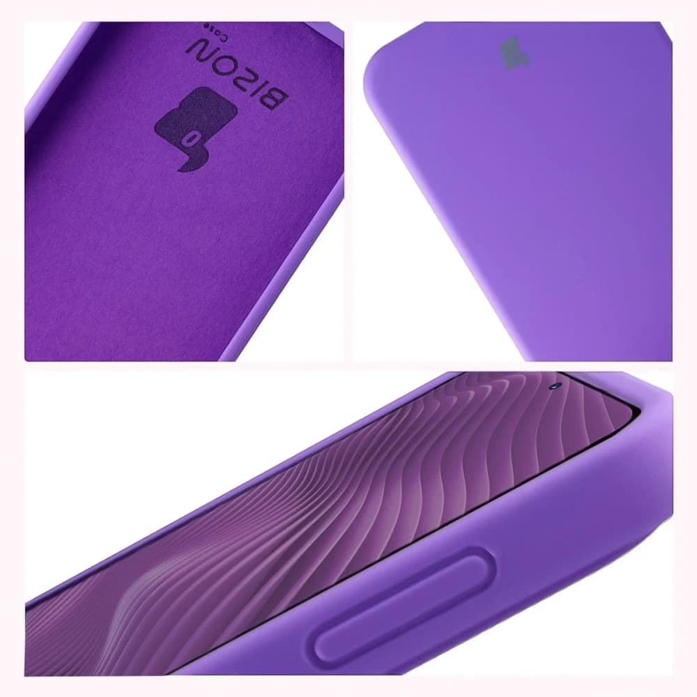 Silikonowe etui Bizon Soft Case do Samsung Galaxy A37 5G fioletowe - 6