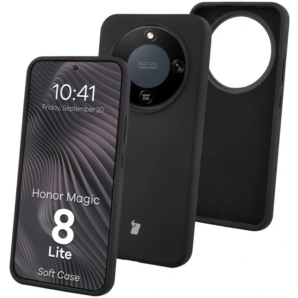 Bizon Soft Case Honor Magic8 Lite černá - 1