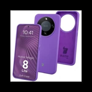 Bizon Soft Case Honor Magic8 Lite purple