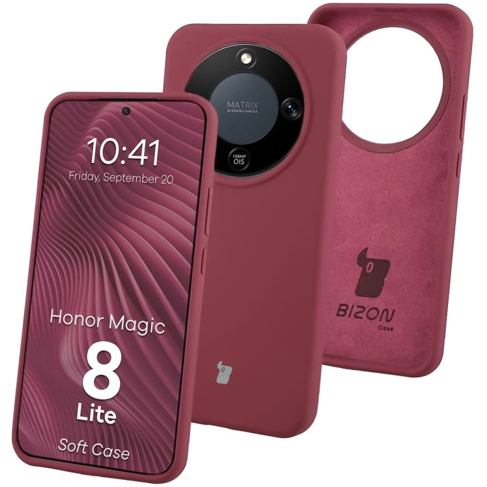 Bizon Soft Case Honor Magic8 Lite mov închis
 - 1