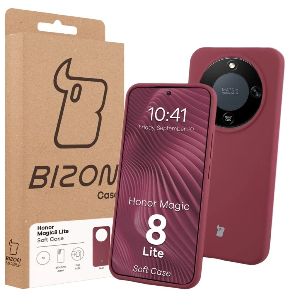 Bizon Soft Case Honor Magic8 Lite mov închis
 - 7