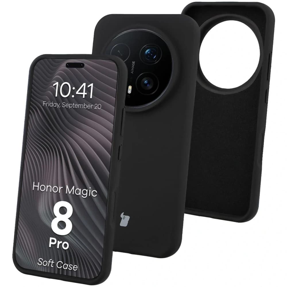 Bizon Soft Case Honor Magic8 Pro negru
 - 1