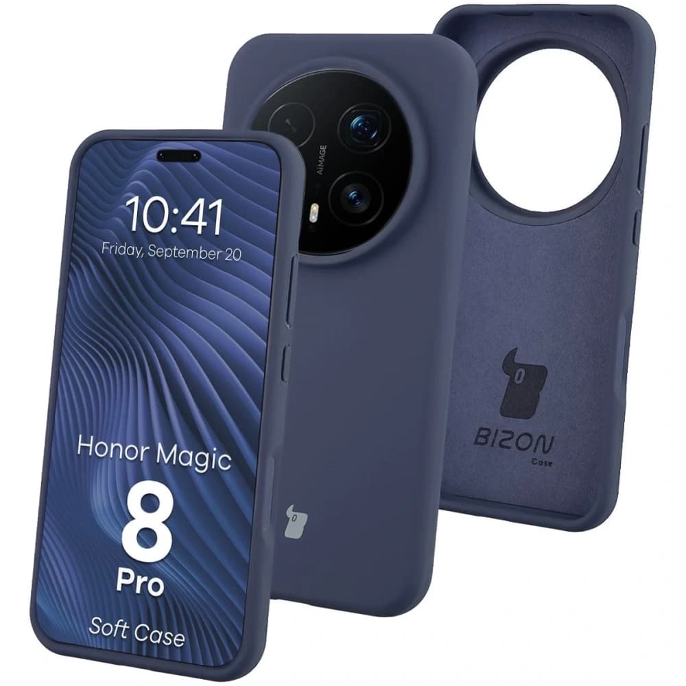 Bizon Soft Case Honor Magic8 Pro tmavě modrá - 1