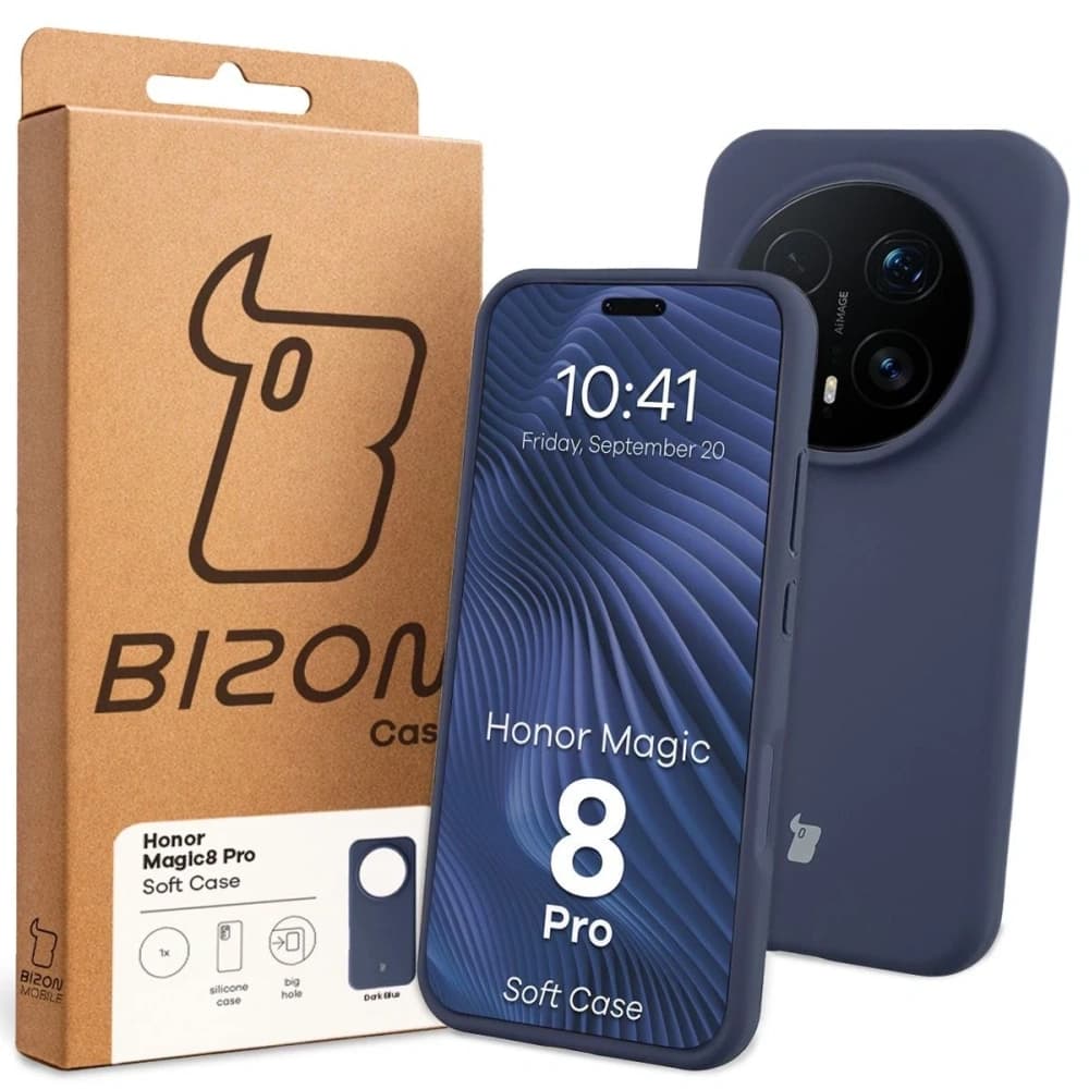 Bizon Soft Case Honor Magic8 Pro tmavě modrá - 7