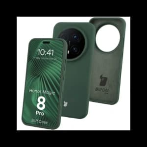 Bizon Soft Case Honor Magic8 Pro dark green