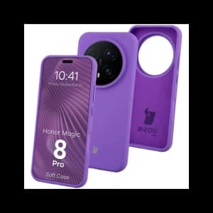 Bizon Soft Case Honor Magic8 Pro purple