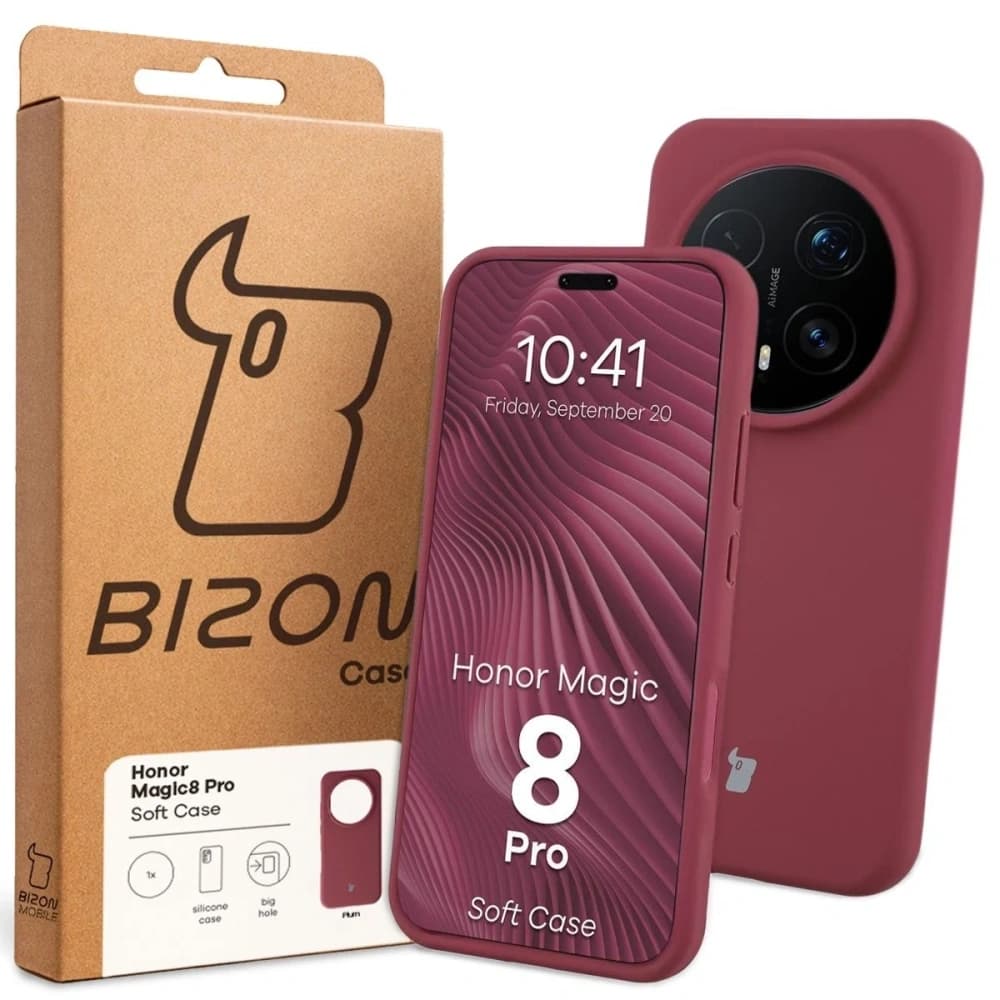 Bizon Soft Case Honor Magic8 Pro sötétlila - 7