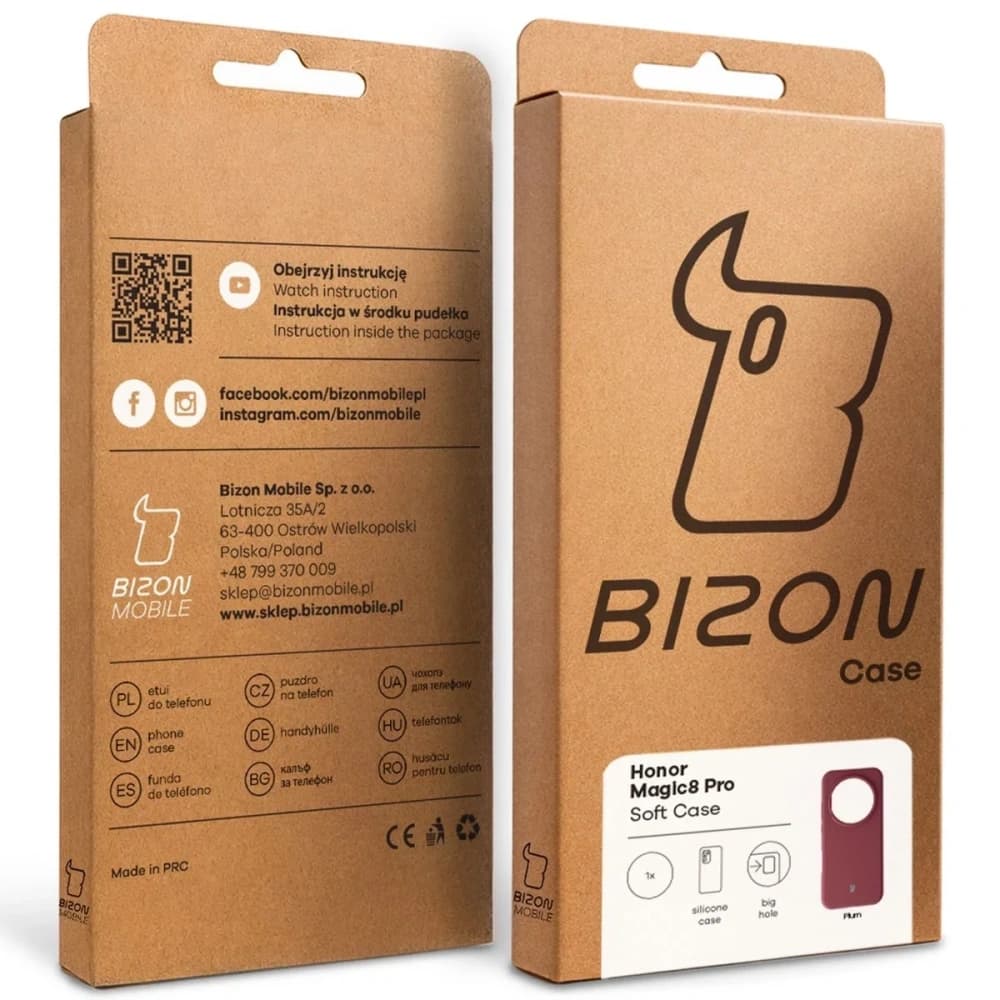 Bizon Soft Case Honor Magic8 Pro sötétlila - 8