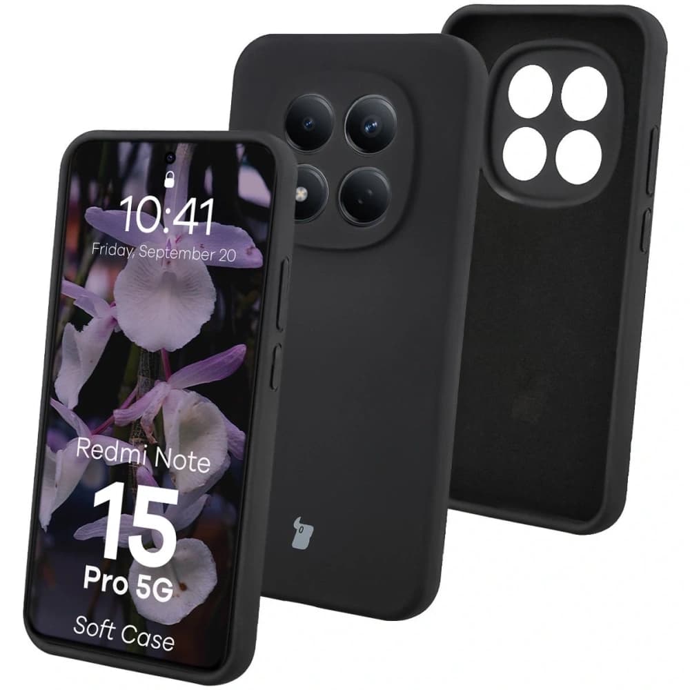 Bizon Soft Case Xiaomi Redmi Note 15 Pro 5G black - 1