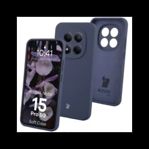 Bizon Soft Case Xiaomi Redmi Note 15 Pro 5G dark blue