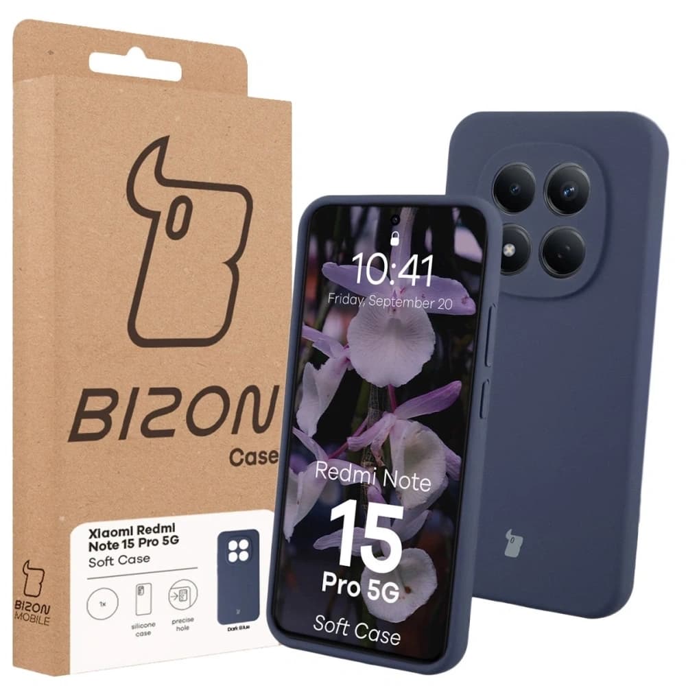 Bizon Soft Case Xiaomi Redmi Note 15 Pro 5G dark blue - 7