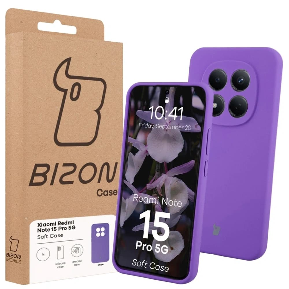 Bizon Soft Case Xiaomi Redmi Note 15 Pro 5G purple - 7