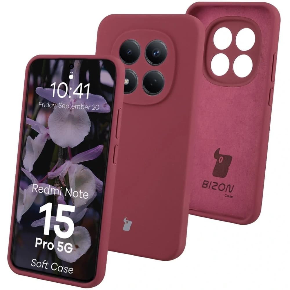 Bizon Soft Case Xiaomi Redmi Note 15 Pro 5G dark purple - 1