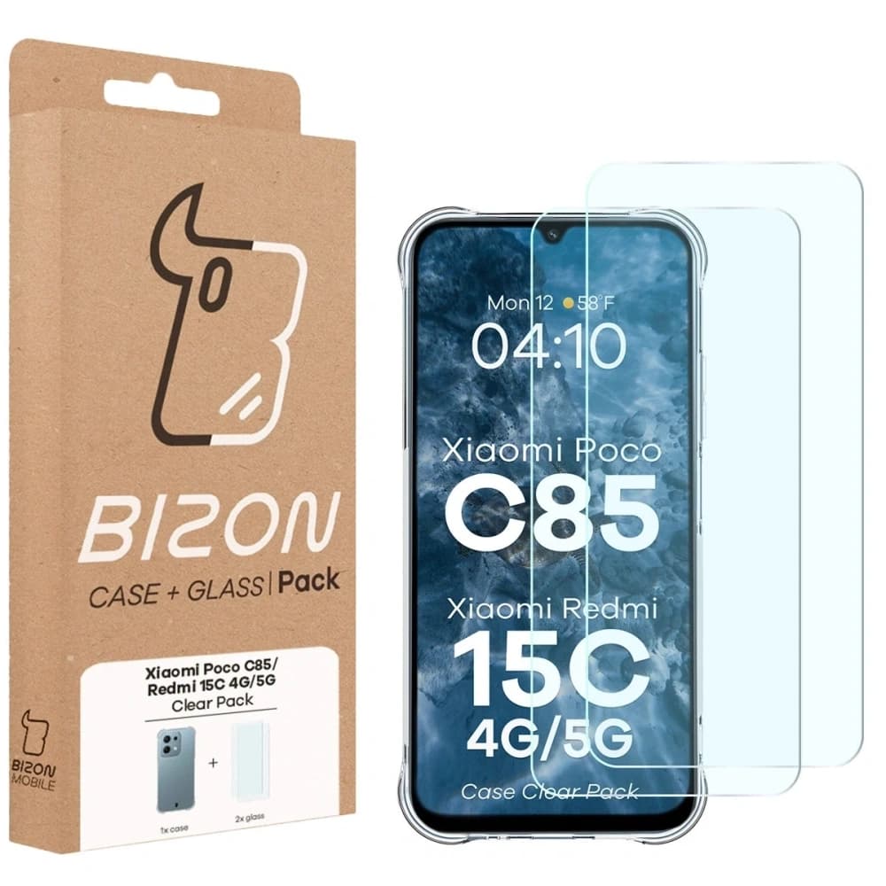 Bizon Case Clear Pack Xiaomi Redmi 15C 4G / 5G / POCO C85 4G - 9