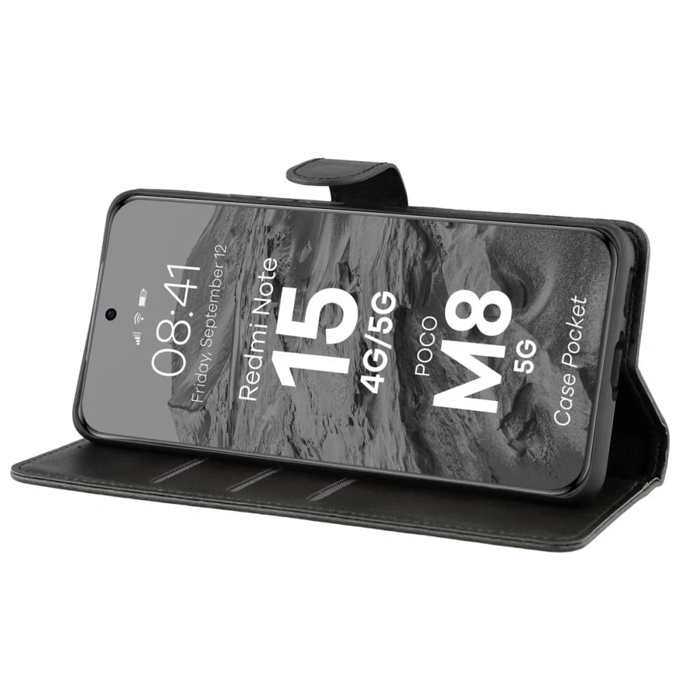 Bizon Case Pocket Xiaomi Redmi Note 15 / POCO M8 5G black - 5