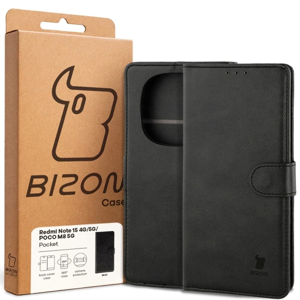 Bizon Case Pocket Xiaomi Redmi Note 15 / POCO M8 5G black - 6