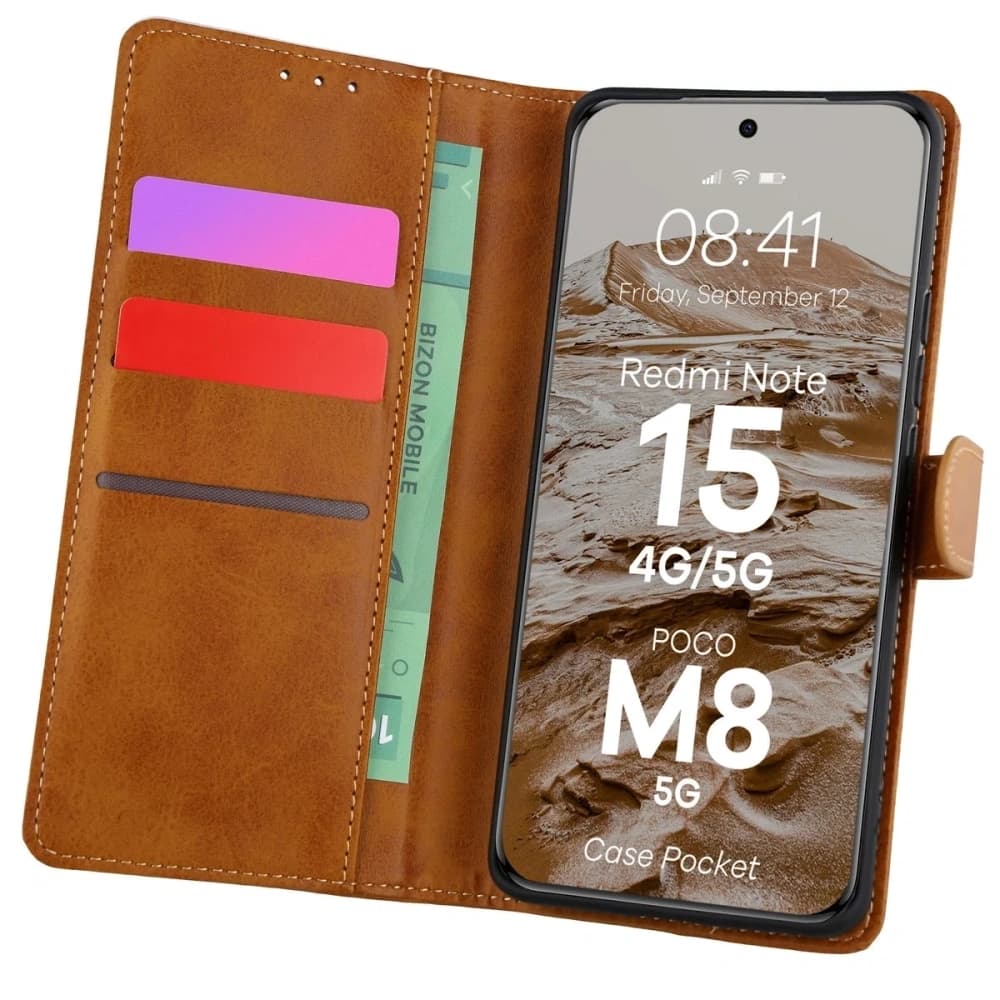 Bizon Case Pocket Xiaomi Redmi Note 15 / POCO M8 5G maro
 - 1