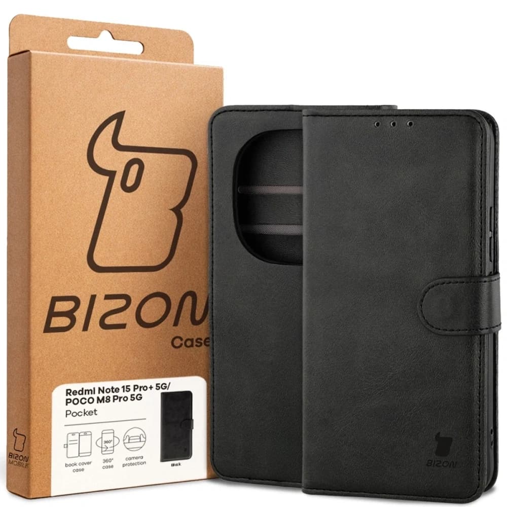 Bizon Case Pocket Xiaomi Redmi Note 15 Pro+ Plus 5G / POCO M8 Pro 5G fekete
 - 6
