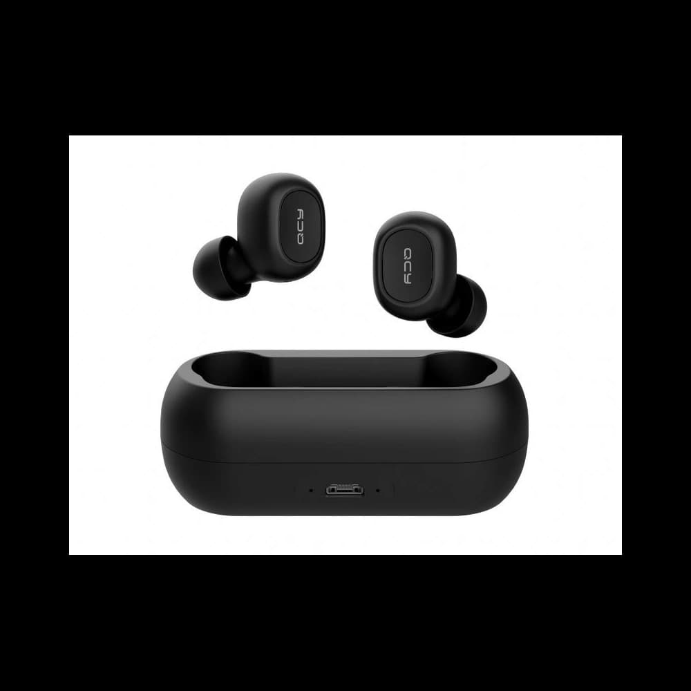 QCY T1C TWS Căști wireless Bluetooth 5.0 (negre) - 1
