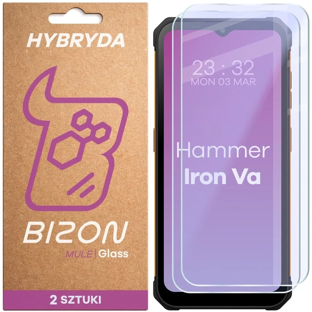 Bizon Glass Mule Duo HAMMER Iron Va [2 PACK]
 - 1