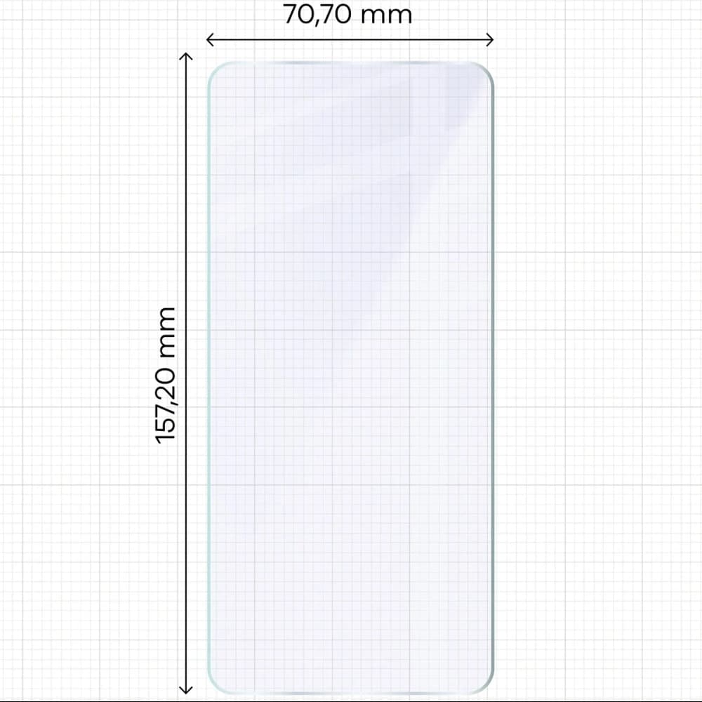 Elastyczne szkło hybrydowe Bizon Glass Mule Duo do Motorola Signature [2 PACK] - 2