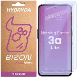 Bizon Glass Mule Duo Nothing Phone (3a) Lite [2 PACK]
