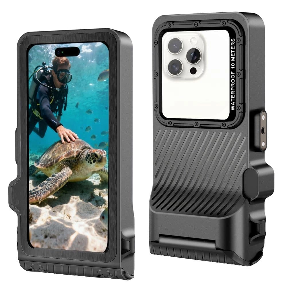 Tech-Protect IPX8 Pro Universal Diving Waterproof Case Black - 3