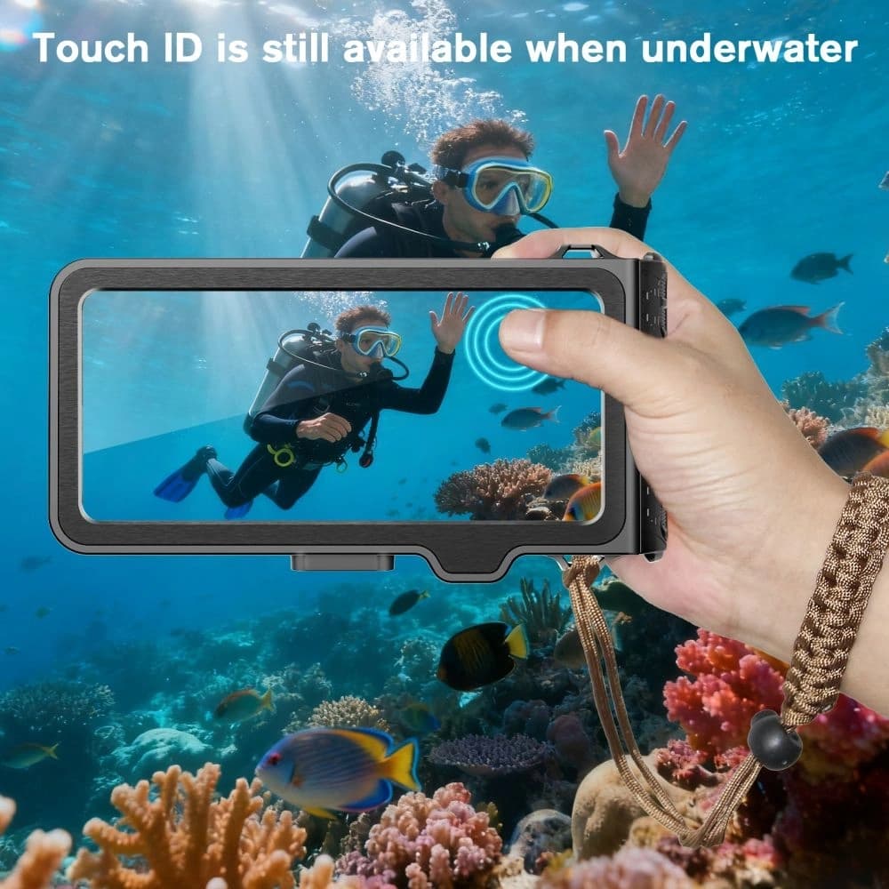 Tech-Protect IPX8 Pro Universal Diving Waterproof Case Black - 7